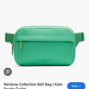 Kate Spade Vibrant Green Belt Bag